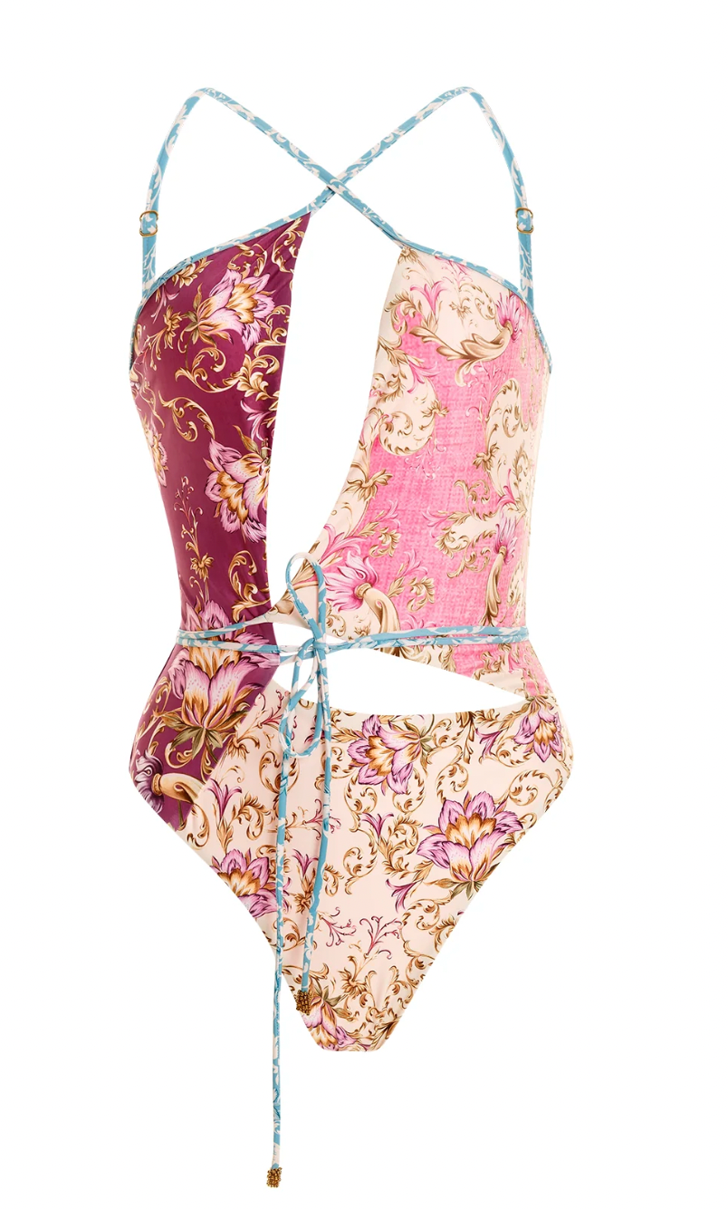 Betsy Cut-Out One Piece In Merzin Drop