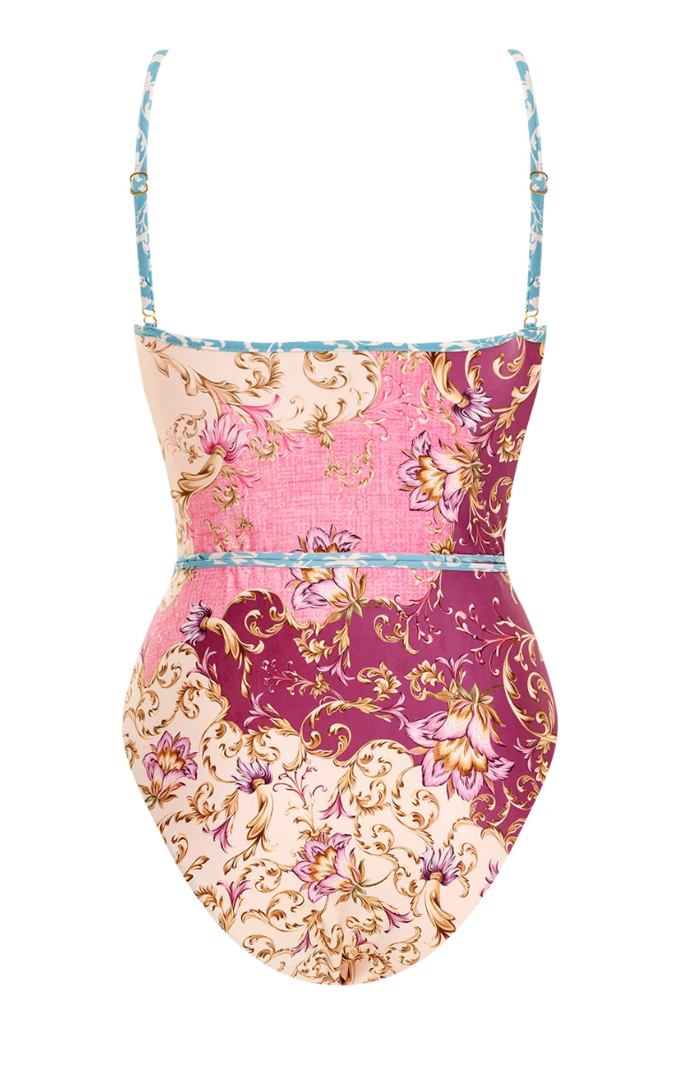 Betsy Cut-Out One Piece In Merzin Drop