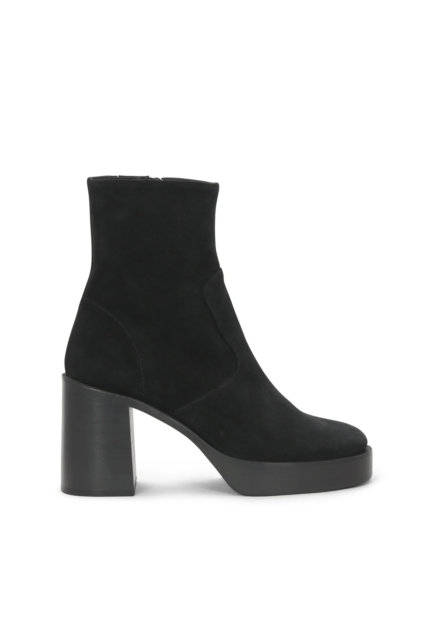 Low Raid Black Suede Boot