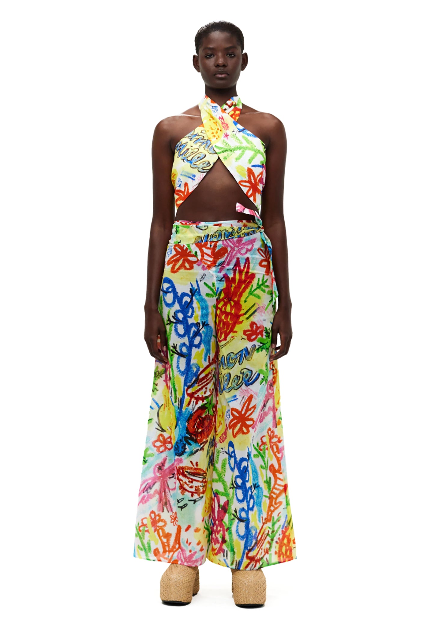 Lagga Pant in Pastel Print