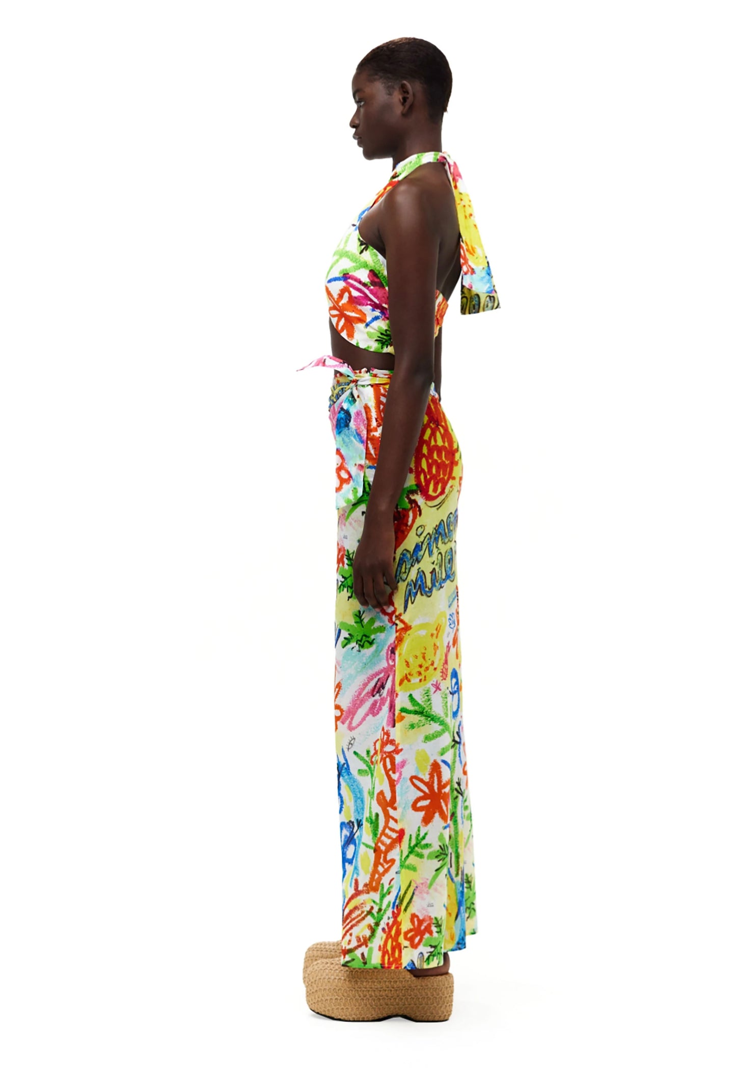 Lagga Pant in Pastel Print