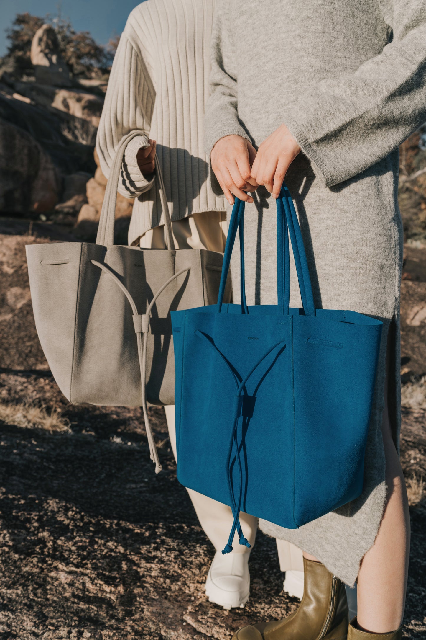 Blue Shopper Bag