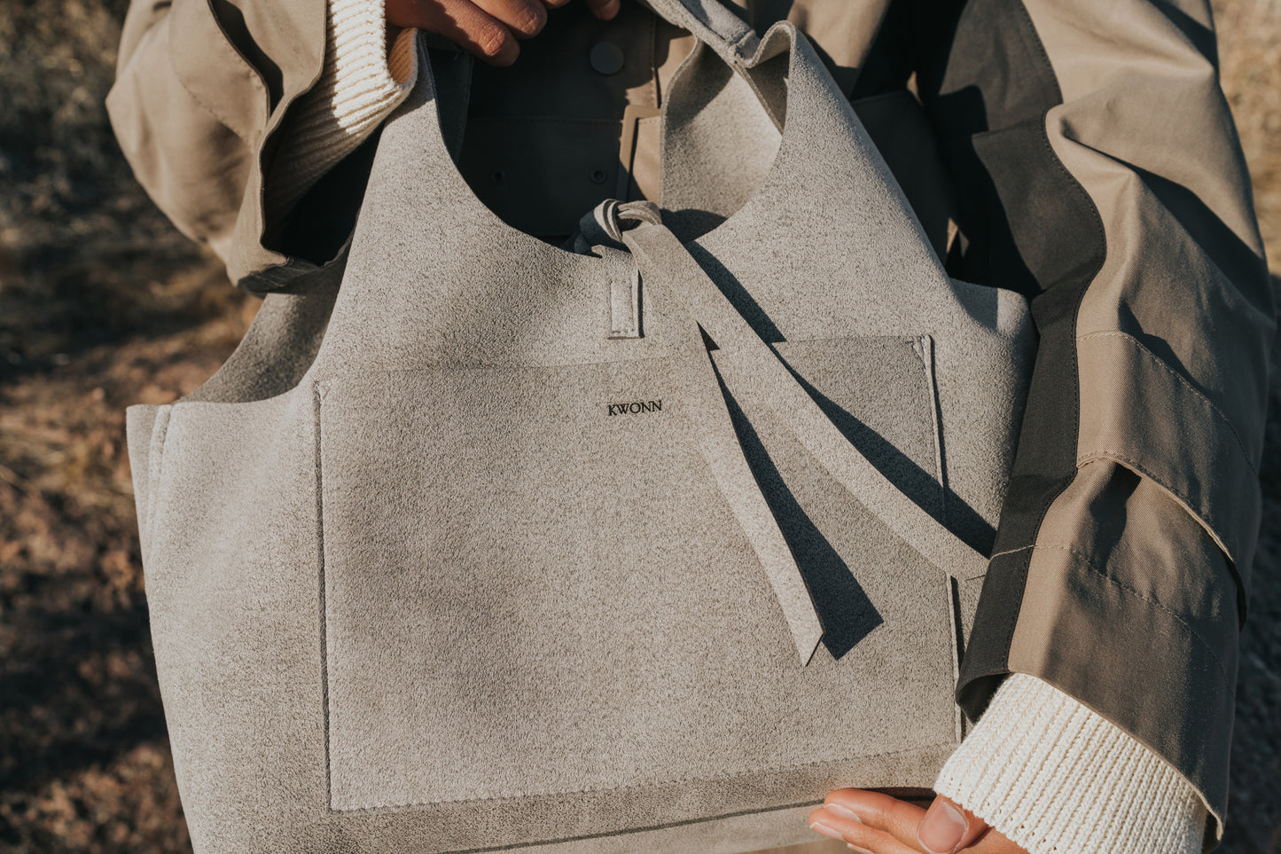 Grey Tote