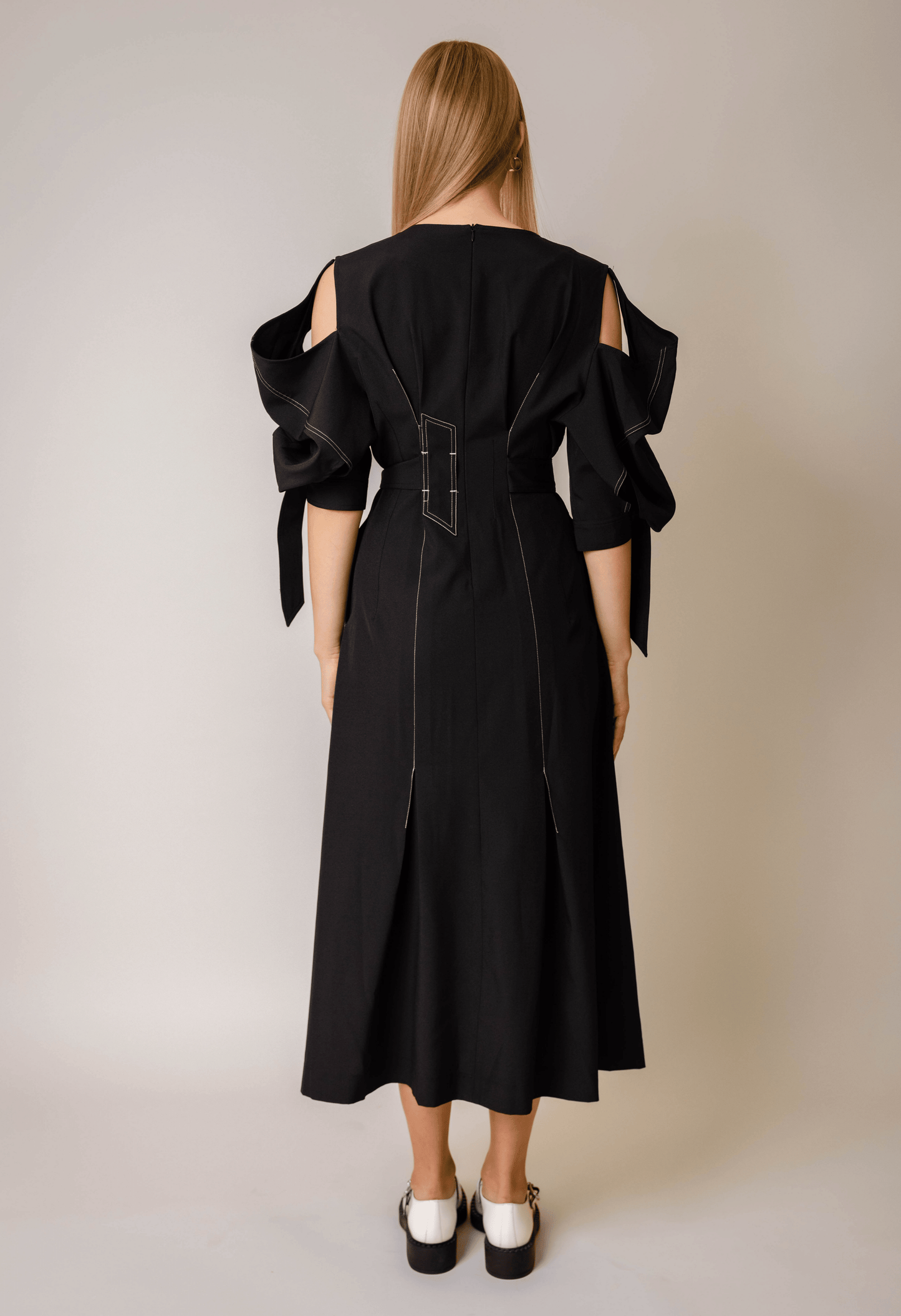 Black Stitch Dress