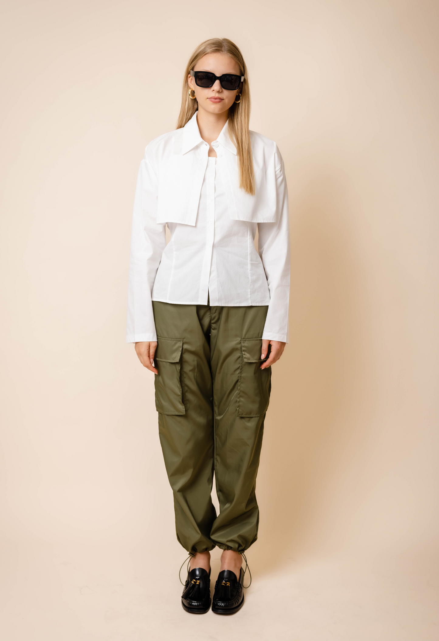 Cady Cargo Pants in Olive