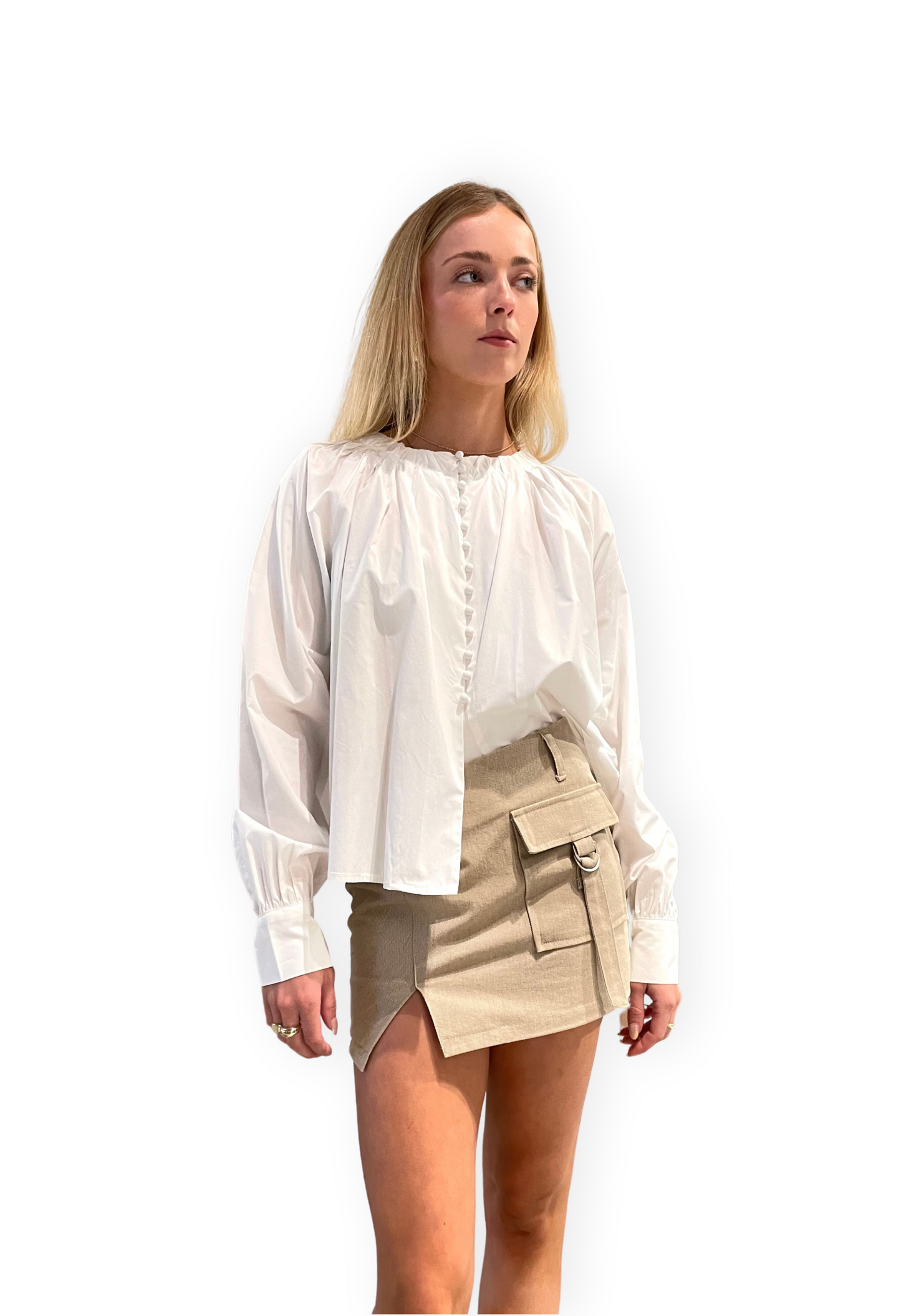 Mary Blouse in White