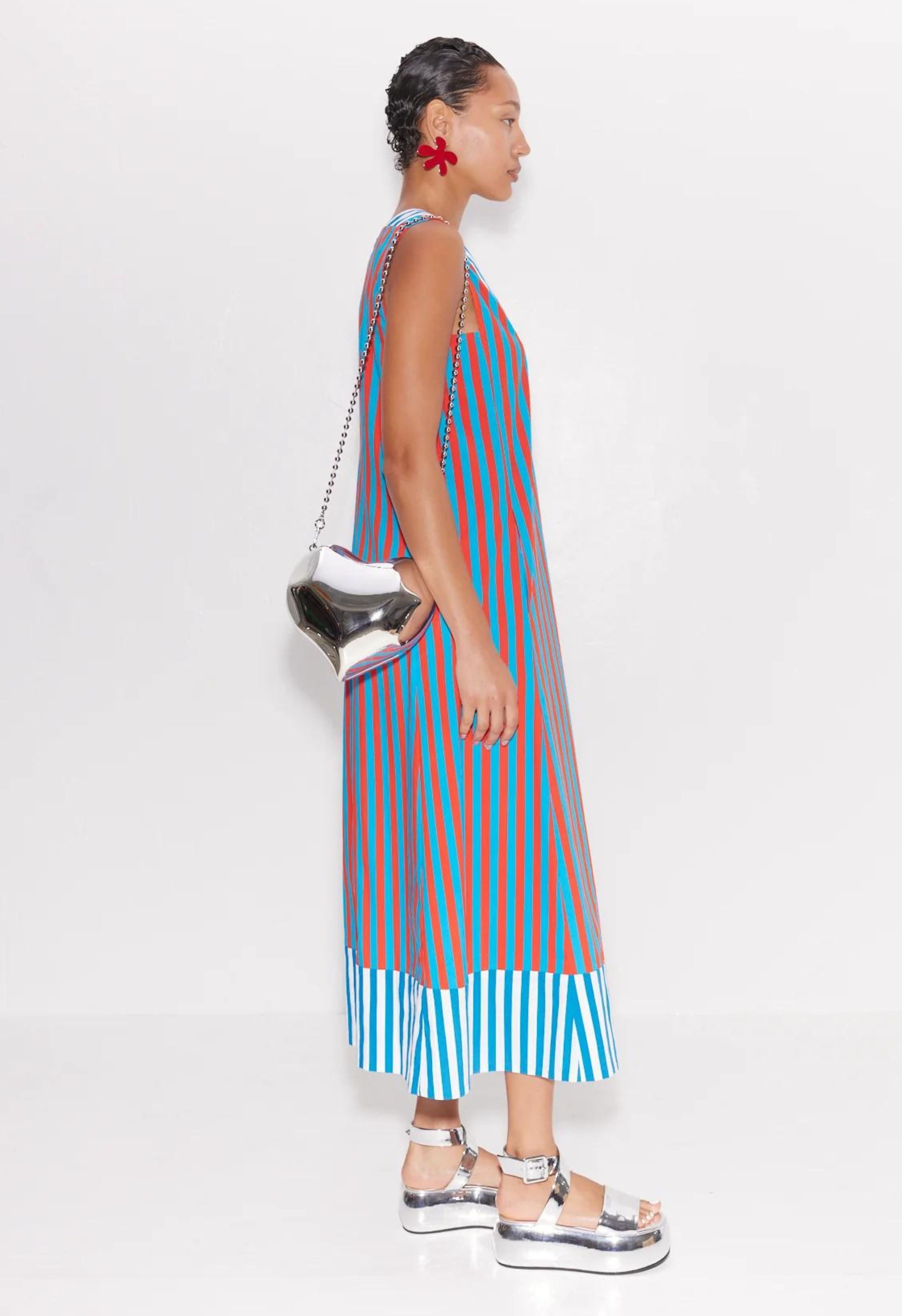 Mar Striped Poplin Dress – The NKC Store