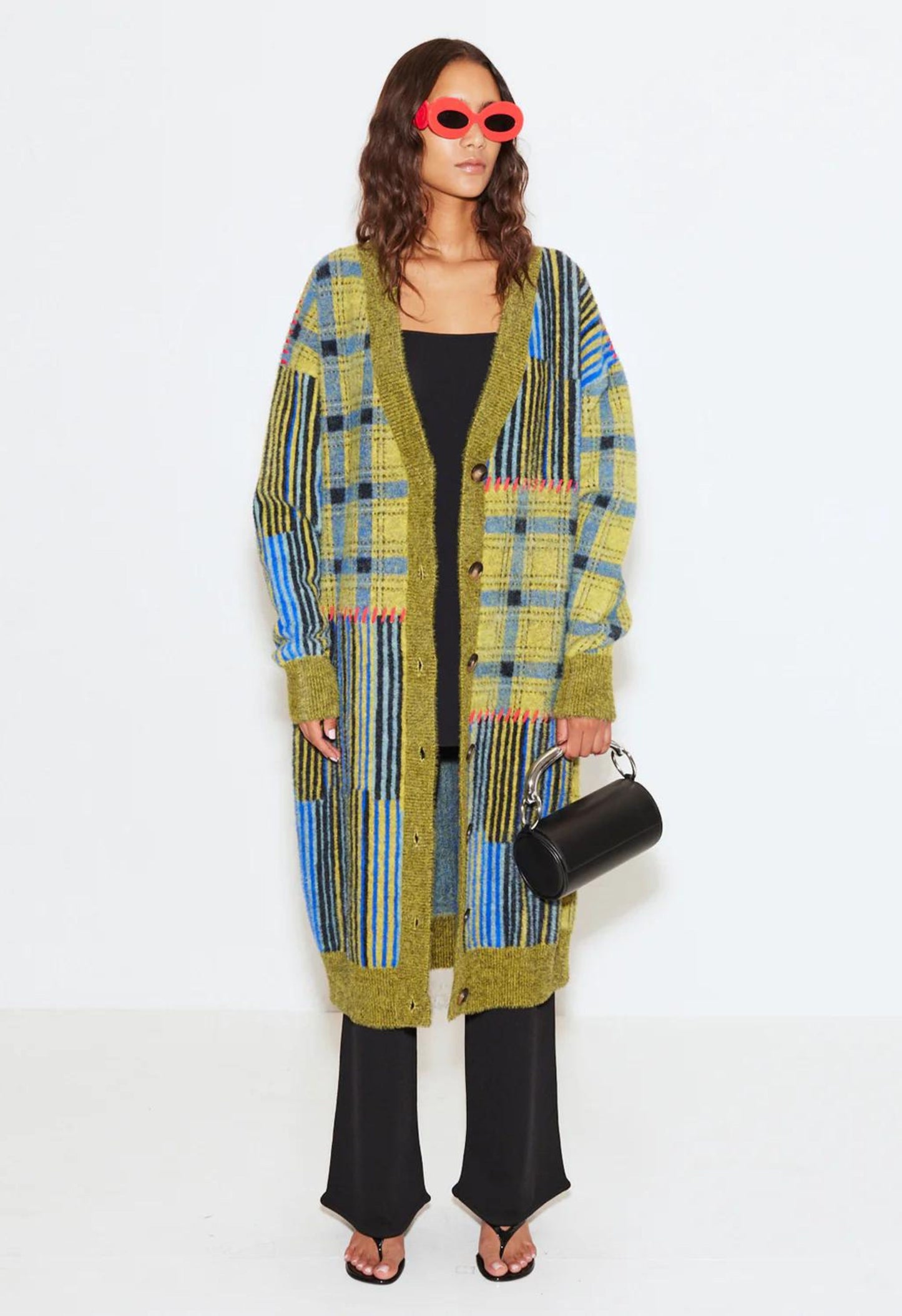 Castle Cardigan in Yellow Plaid – The NKC Store