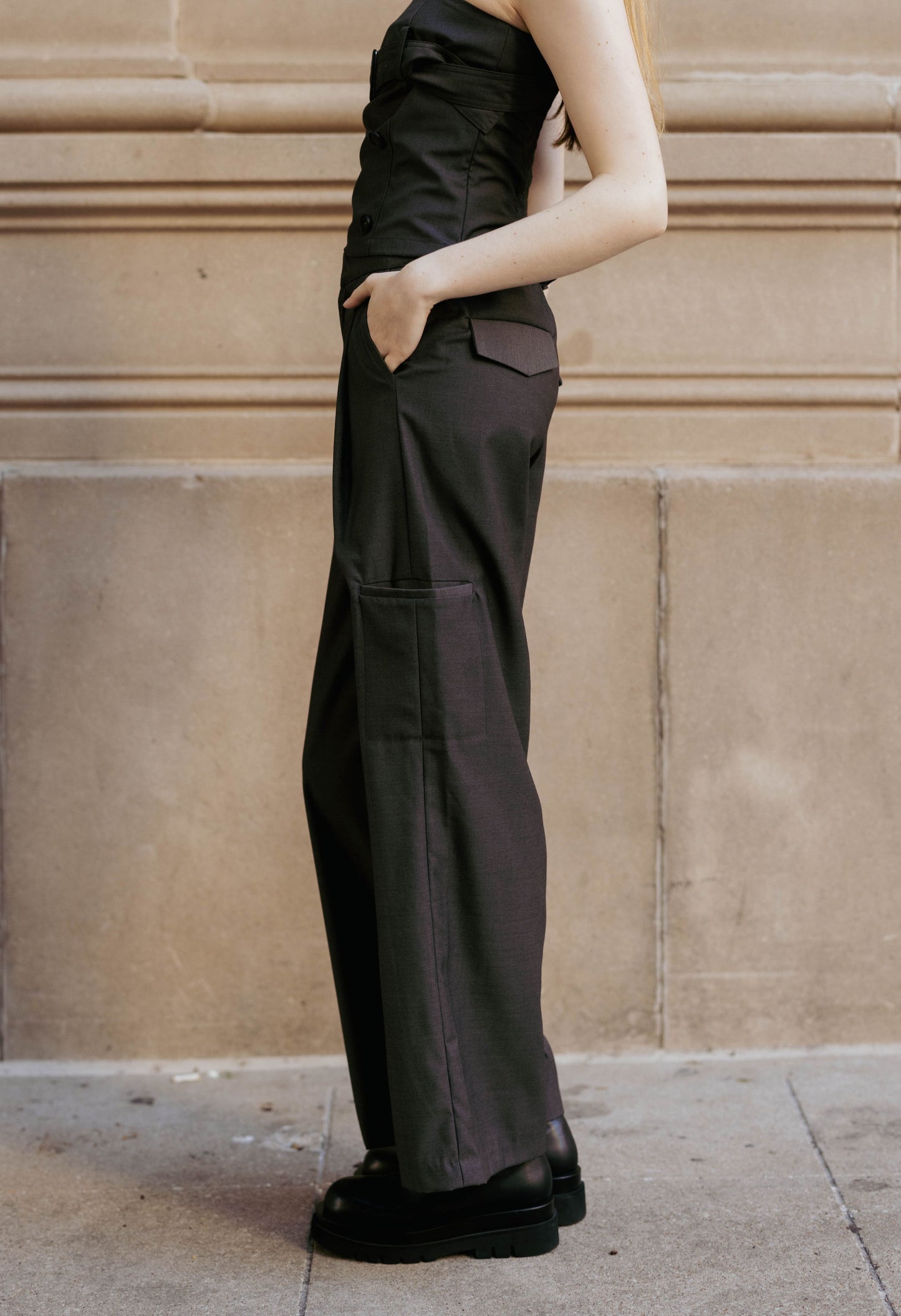 Heritage Dress Pants In Charcoal