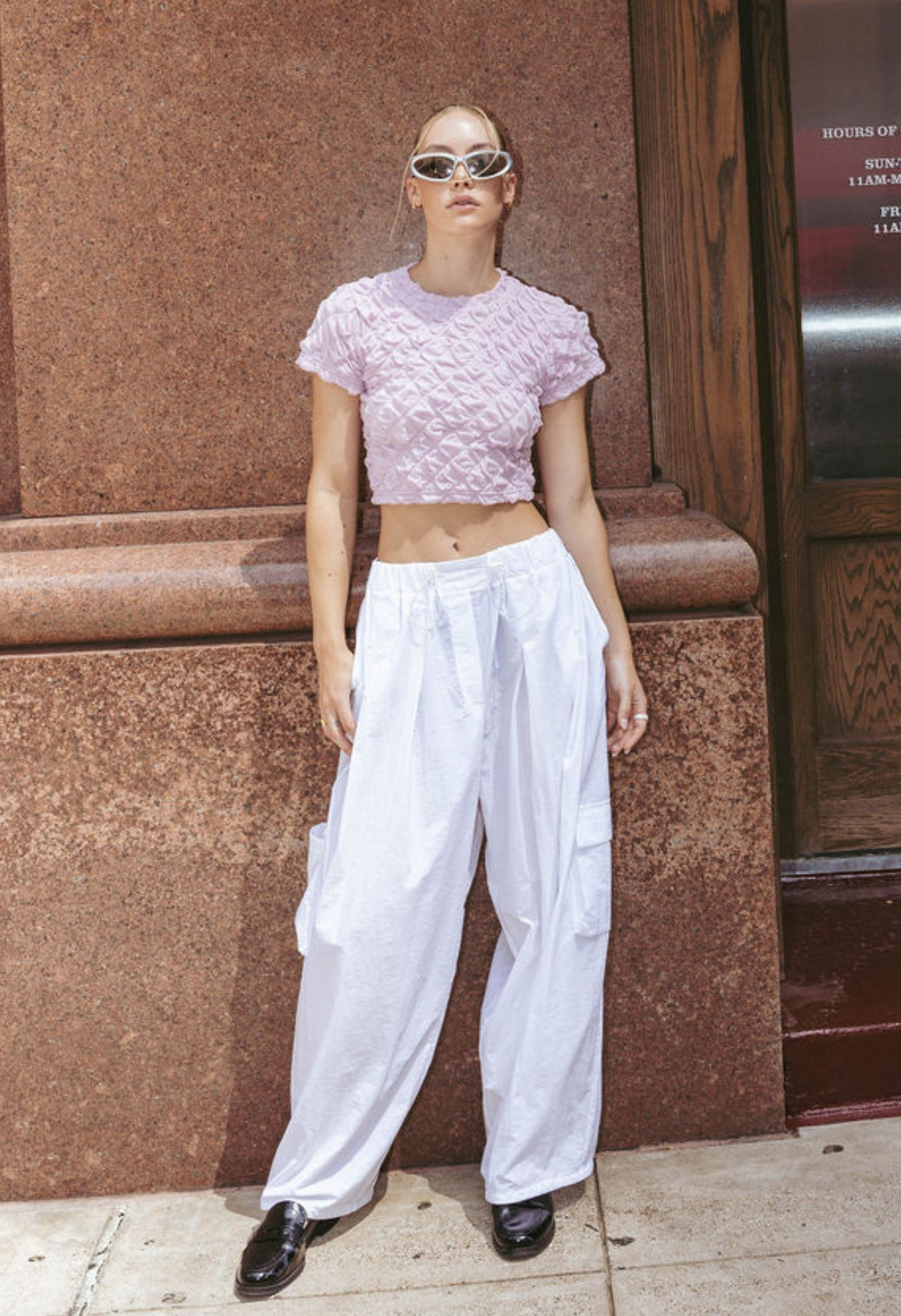 Parachute Pants in White