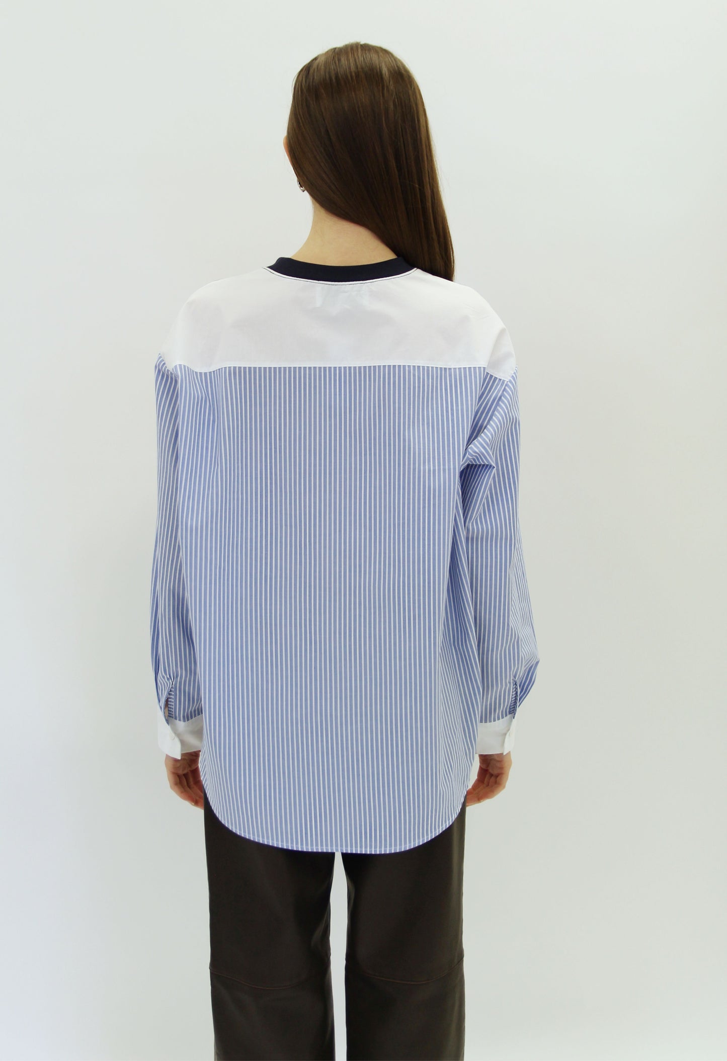 Spencer Striped Cotton Blouse