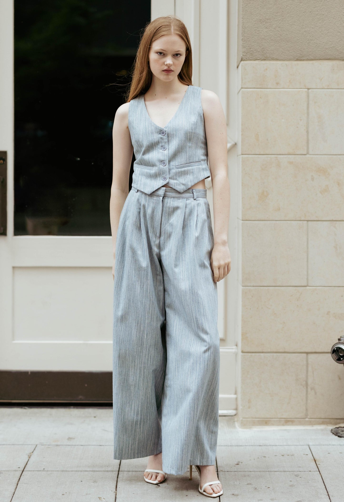 Camille Trouser In Pale Blue