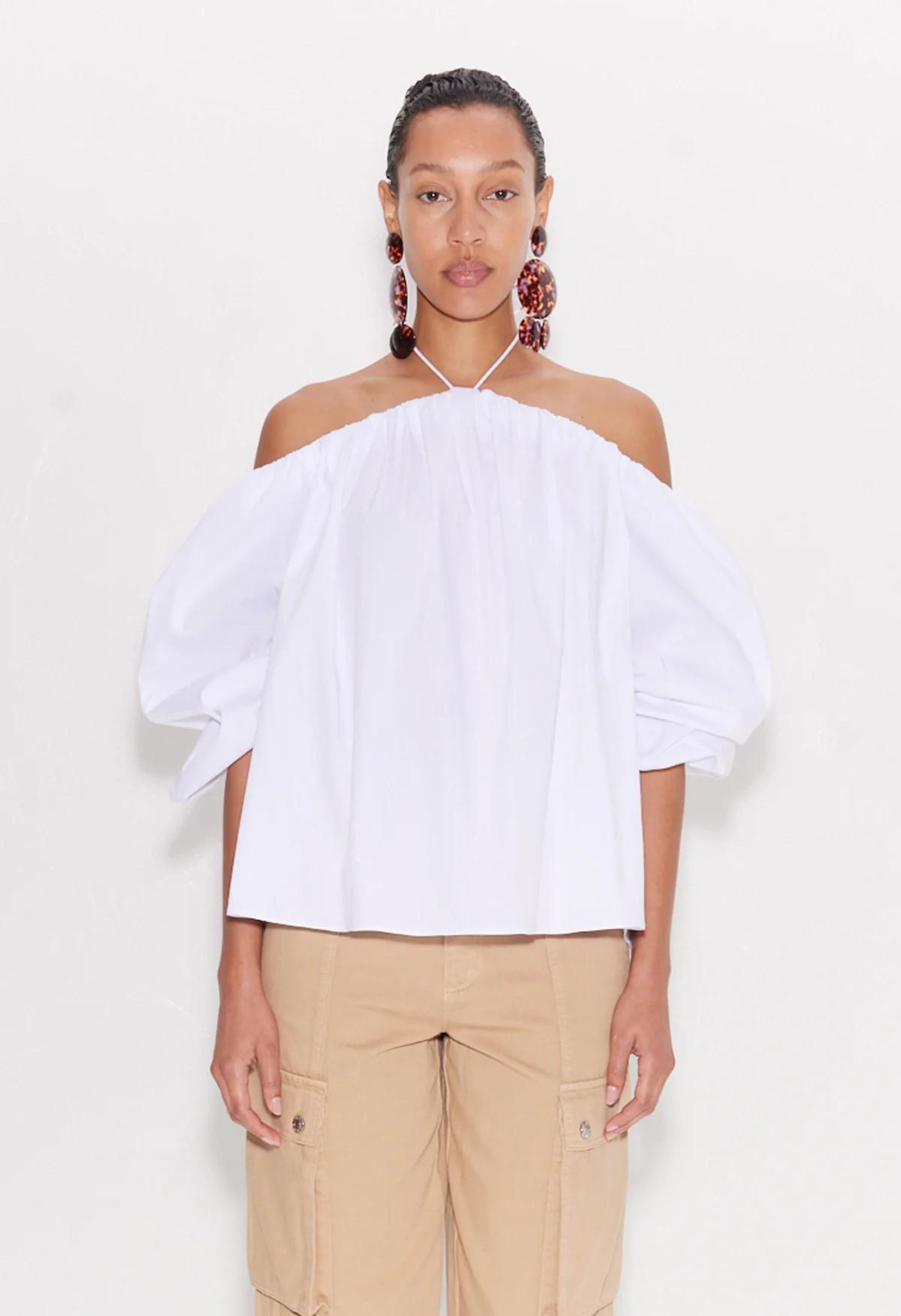 【GINGER掲載商品】 Oleander Store NKC The – Macadamia in Top Poplin トップス