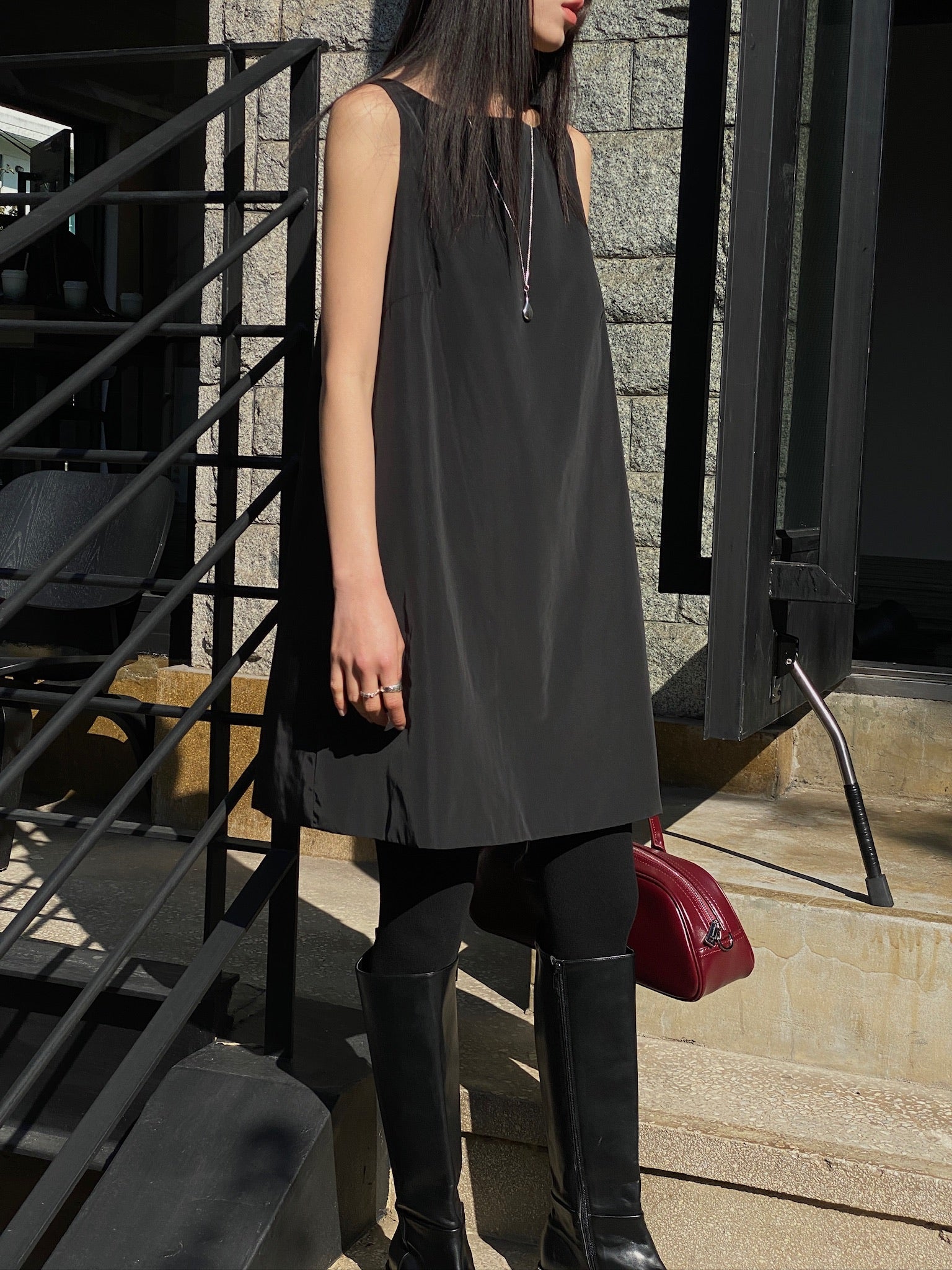 puffer mini dress Detailed Puffer Mini Dress