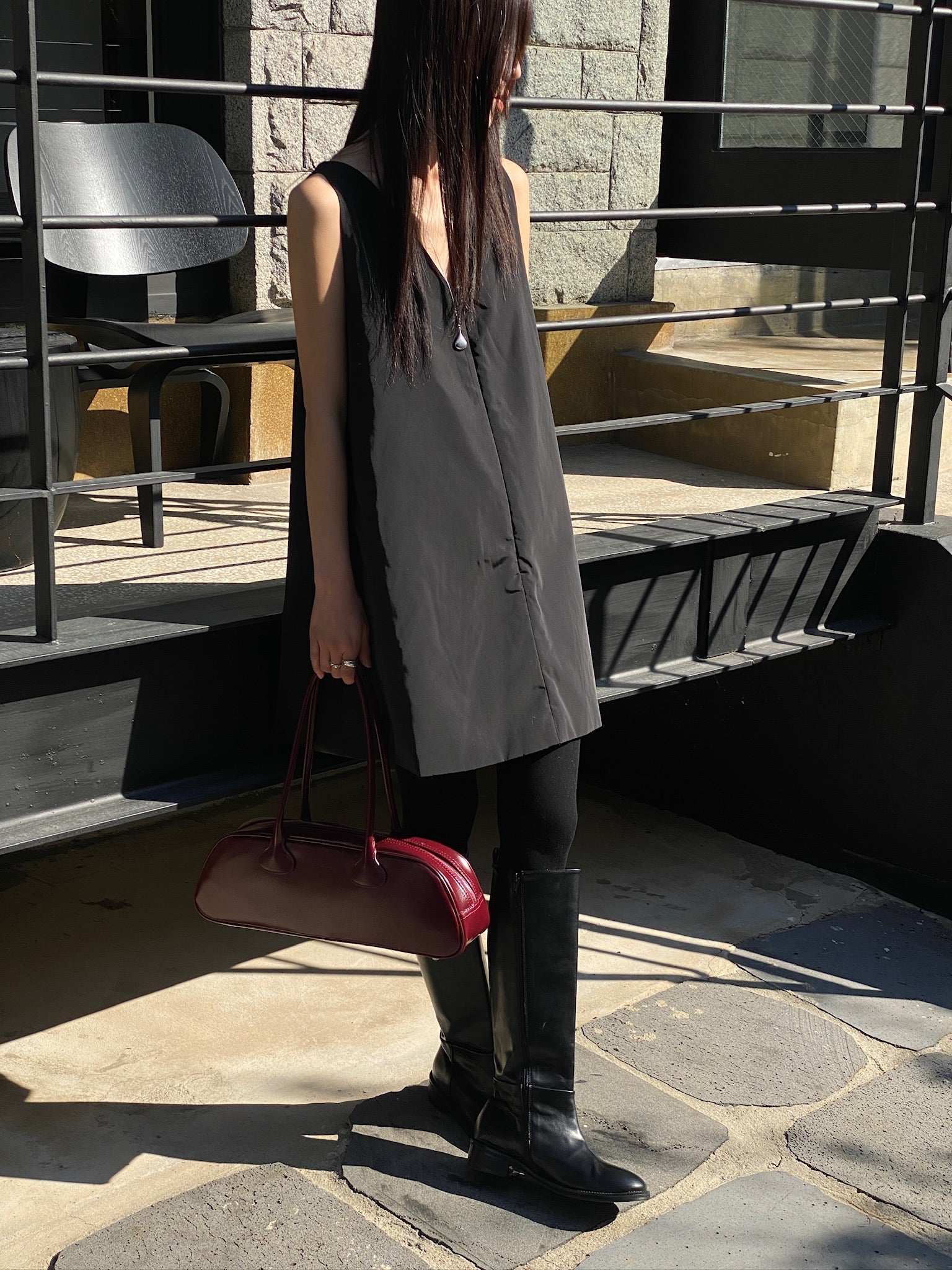 puffer mini dress New York Puffer Dress Mini Jean Red
